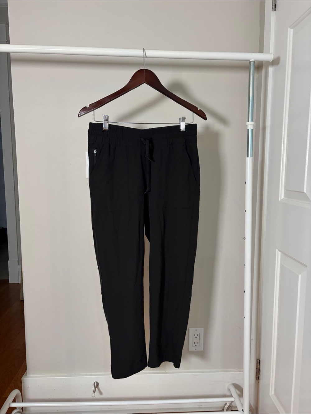 Adidas Unisex Black Drawstring Pants - Casual Comfort - Small